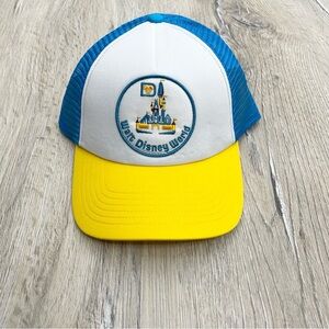 Disney Blue and Yellow Hat with White Front